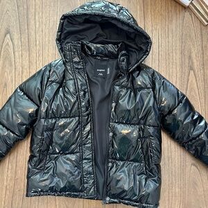 Girl Black Desigual padded coat